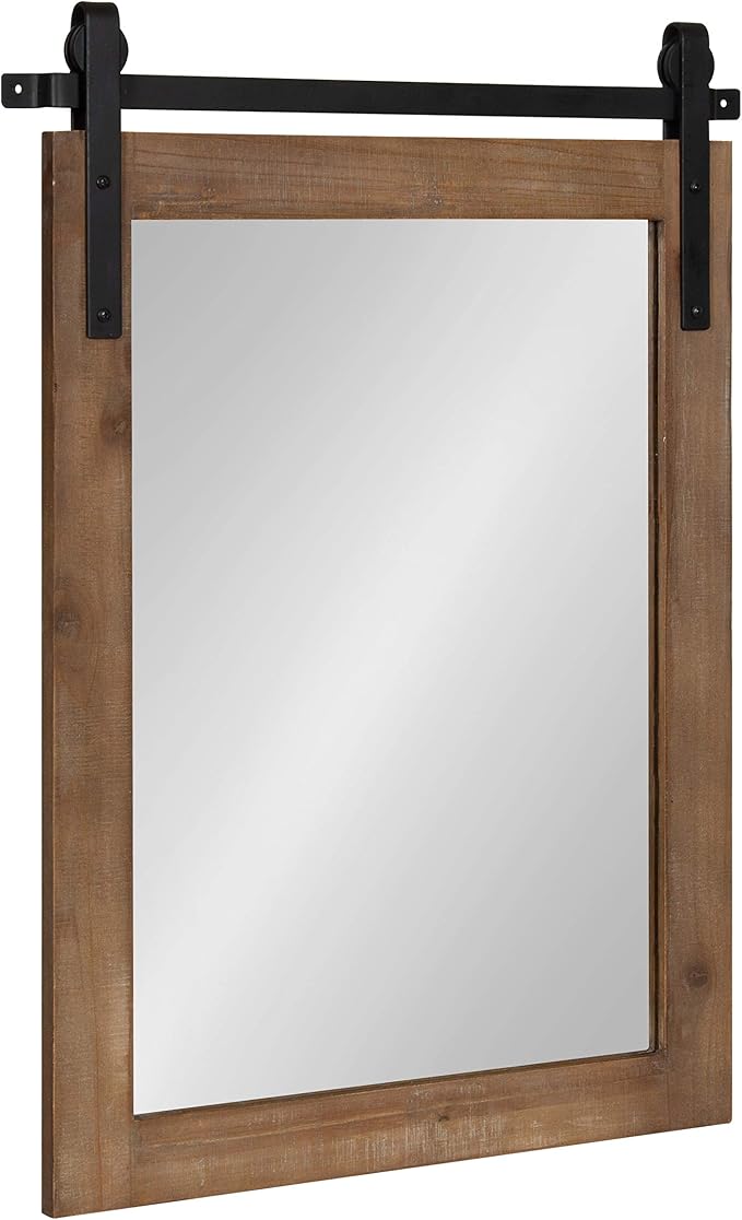 Kate and Laurel Cates Farmhouse Wall Mirror