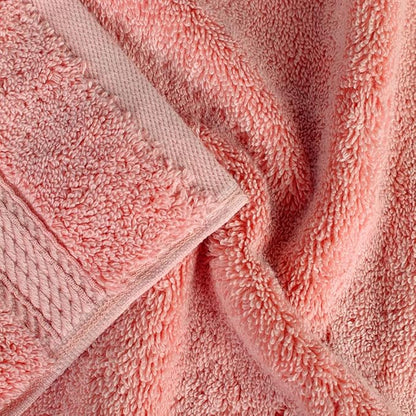 Superior Egyptian Cotton Plush & Absorbent, Face Towel Set of 6, Tea Rose | Quick Dry, Soft Luxury Towel Set, Bath Essentials for Bathroom, Guest Bath, Spa, 2 Piece Face, Madeline Towels