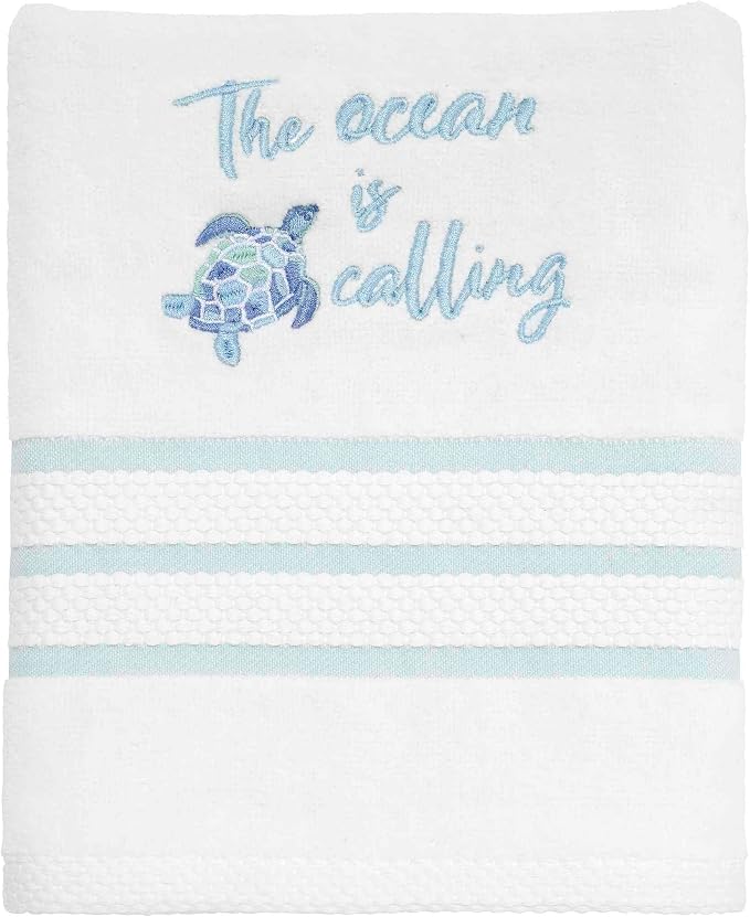 Avanti Linens - Hand Towel, Soft & Absorbent Bathroom Essentials, Sealife Home Decor (Ocean Friends Collection)