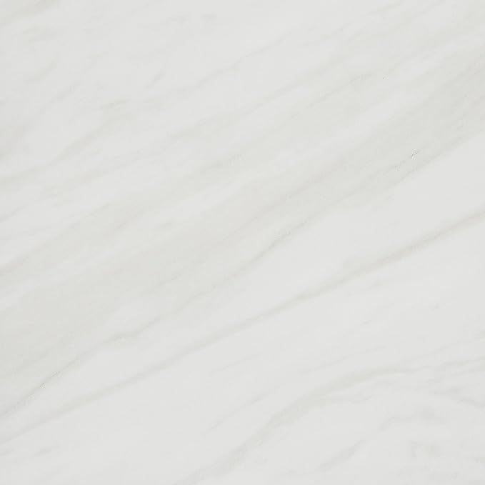 Daltile Perpetuo 12" X 12" Porcelain Marble Look Floor & Wall Tile in Polished Timeless White (13 pieces per carton) (12.22 sqft per carton)
