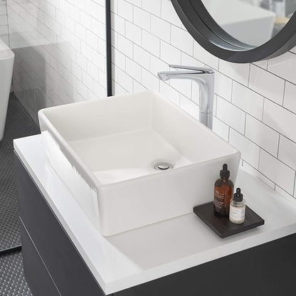 American Standard 0621.001.020 Studio Above Counter Rectangular Vessel Sink, White