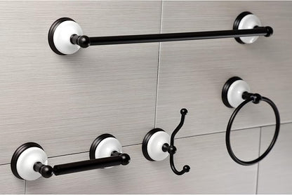 Kingston Brass BAK1112478C Victorian 4-Piece Bathroom Hardware, Polished Chrome