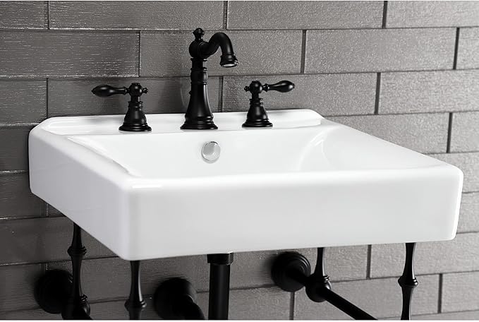 Kingston Brass FSC1976ACL American Classic Widespread Lavatory Faucet, 5-5/16" Spout Reach, Naples Bronze