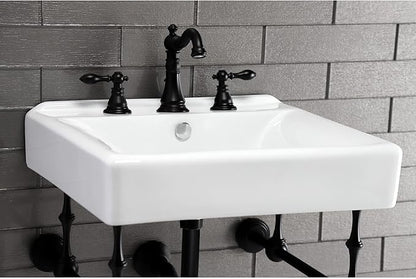 Kingston Brass FSC1971ACL American Classic Widespread Lavatory Faucet, 5-5/16" Spout Reach, Polished Chrome