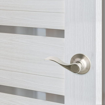 Design House 700609 Springdale Dummy Door Lever Satin Nickel (Pack of 2)
