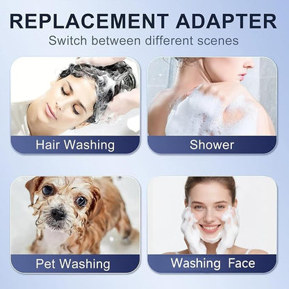 Shower Head Sink - Faucet Bathtub, Hose Sprayer Attachment with 9 Adapters | 79" Hose for Hair Washing, Pet Dog Rinse & Baby Bath, ON/OFF Extension for Tub Faucet, Utility Sink, Laundryroom, Garden
