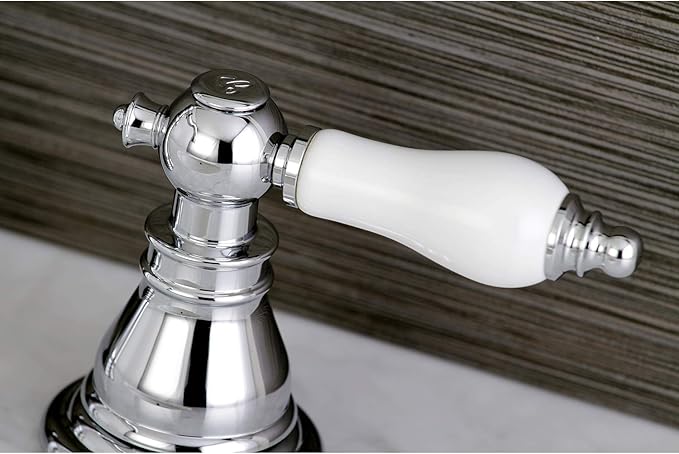 Kingston Brass FSC1971APL American Patriot Widespread Lavatory Faucet, 5-5/16" Spout Reach, Polished Chrome