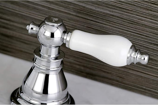 Kingston Brass FSC1971APL American Patriot Widespread Lavatory Faucet, 5-5/16" Spout Reach, Polished Chrome