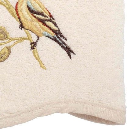 Avanti Linens - Hand Towel, Soft & Absorbent Cotton Towel (Premier Songbirds Collection), Ivory