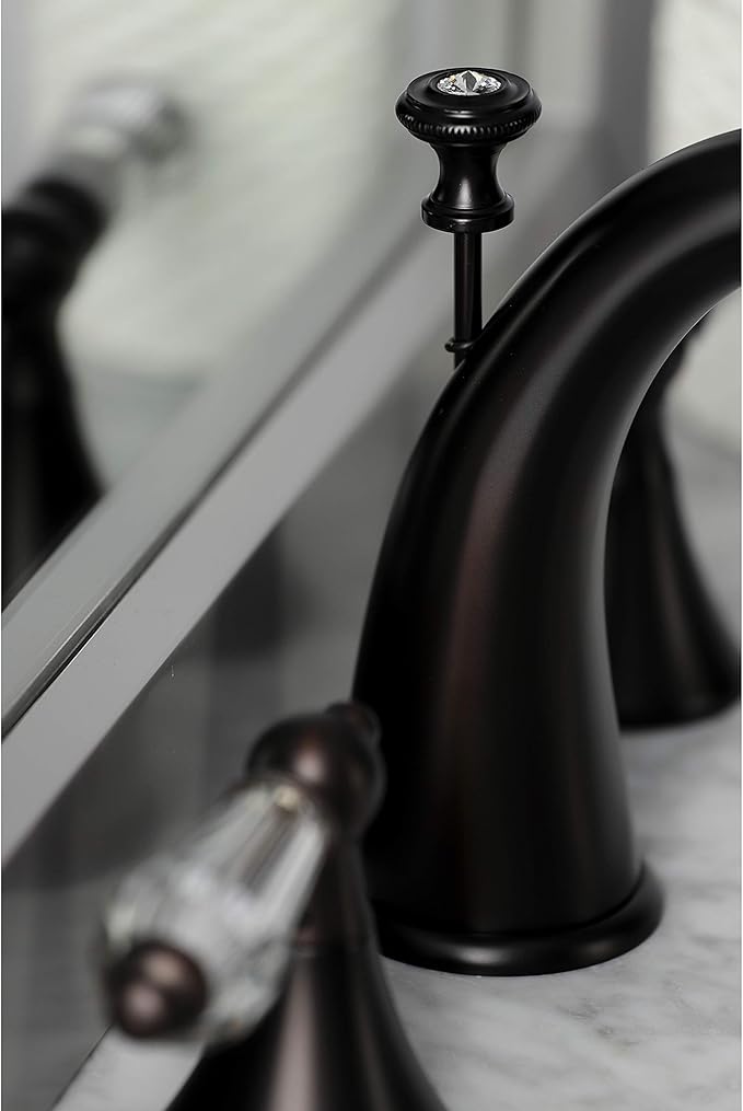 Aqua Eden KS2975WLL 8 in. Widespread Bathroom Faucet, Oil Rubbed Bronze