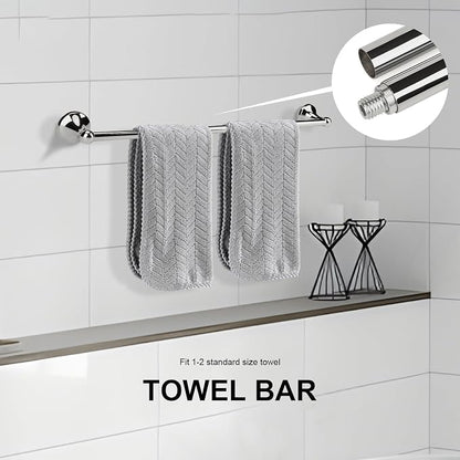 4 Piece Antique Bathroom Hardware Accessories Set Chrome,Towel bar Set 24 Inch Towel Bar Set,Towel Rack Set,Bathroom Towel Holder Set
