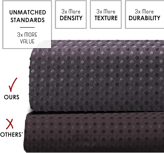 Clara Clark Purple Shower Curtain - Hotel Quality Waffle Fabric Bath Curtain 72x72, Heavy Duty Waterproof Shower Curtains for Bathroom