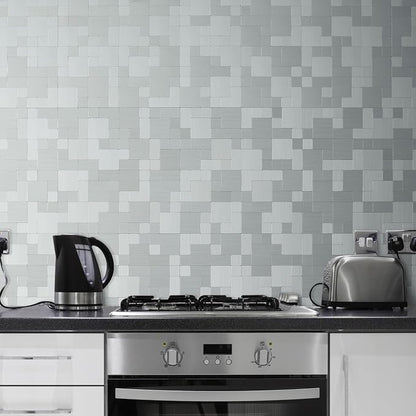 DICOFUN Metal Peel and Stick Tile Backsplash, Stainless Steel Kitchen Metal Backsplash Tile, Stick on Backsplash for Kitchen (1)