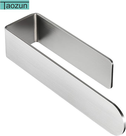 Taozun Hand Towel Holder/Hand Towel Ring - Self Adhesive Bathroom Towel Bar Stick on Wall, SUS 304 Stainless Steel Brushed