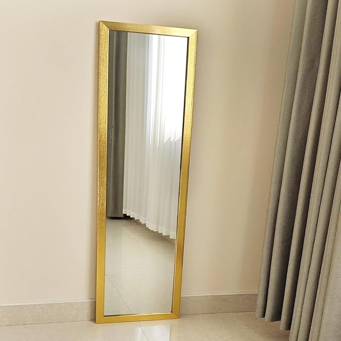 WhiteBeach 48'' x 16'' Over The Door Mirror, Full Length Wall Mirror, Bedroom