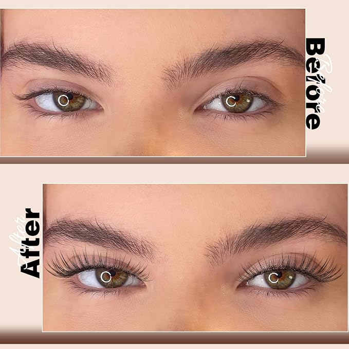JMS&JMS Natural Lash Clusters Invisible Band Wispy Lashes for Beginner | Natural Spiky Individual Cluster Eyelashes, Thin Band DIY Lash Extensions, Matte Black Reusable Manga Lashes for Daily Makeup