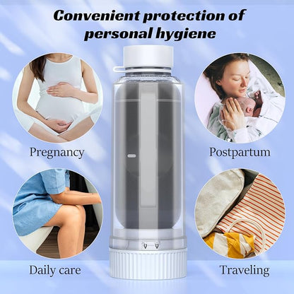 Portable Bidet for Travel,Rechargeable Waterproof Sprayer,Black | Portable Rechargeable Waterproof Bidet Sprayer for Travel, High Pressure Handheld Bidet for Personal Hygiene Cleaning