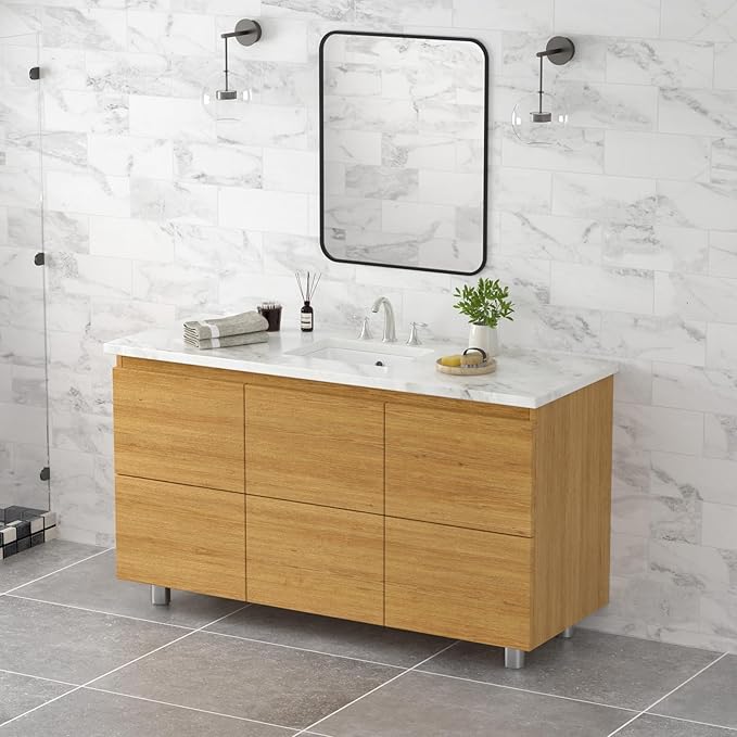 18 Inch Undermount Bathroom Sink - 18"x14" White Rectangle Porcelain Ceramic Sink with Overflow,Compact Undercounter Vanity Lavatory for Bathrooms