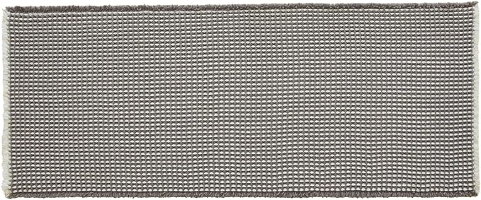 TYUU Waffle Bath Mat, Boho Bathroom Rugs Non Slip, 48x24 Grey & White | Super Absorbent Quick Dry Bath Rug, Non-Slip Backing, Soft Waffle Washable Farmhouse Bathroom Mats, Tub, Shower & Home Decor