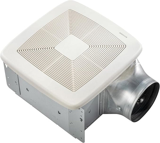 QT Series Very Quiet 80 CFM Ceiling Bathroom Exhaust Fan, .4 Sones, ENERGY STAR Certified