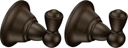 Moen DN6803ORB Sage Robe Hook, Oil Rubbed Bronze (Pack of 2)