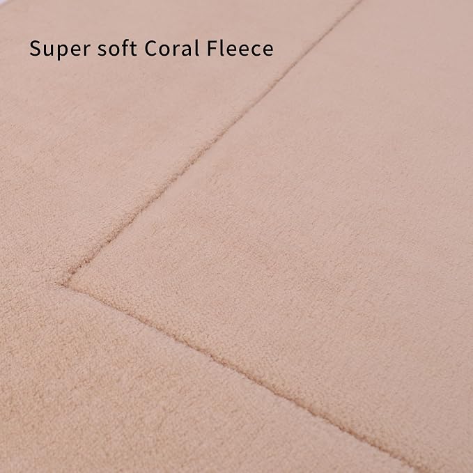 Soft Hallway Runner Rug,Washable Floor Rugs, Non Slip Memory Foam Rug,Super Water Absorption, Suitable for Bathroom Mat, Entrance,Kitchen, Living Room Decor(2x5ft Beige)