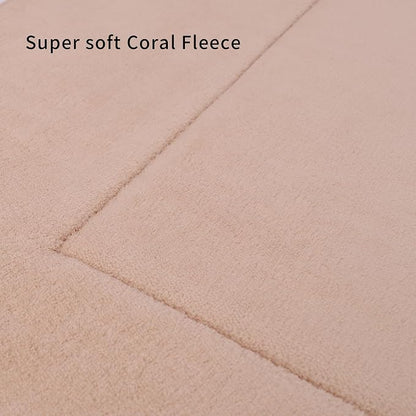 Soft Hallway Runner Rug,Washable Floor Rugs, Non Slip Memory Foam Rug,Super Water Absorption, Suitable for Bathroom Mat, Entrance,Kitchen, Living Room Decor(2x5ft Beige)
