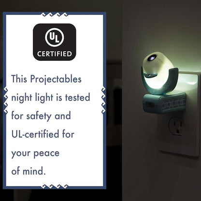 Projectables Disney Frozen Night Light with Dusk to Dawn Sensor | Princess Room Décor, Plug In Night Light for Kids Room, Children's Bedroom, and Nursery, UL Listed, Energy Efficient