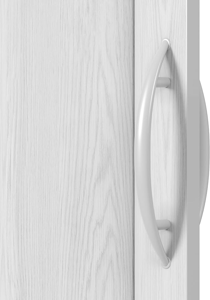 48" x 80" Premium Foldable Accordion Door,Heavy Duty,White Oak | Foldable accordion doors w/ double‑walled heavy‑duty panels, ideal as interior room dividers for privacy, space‑saving design