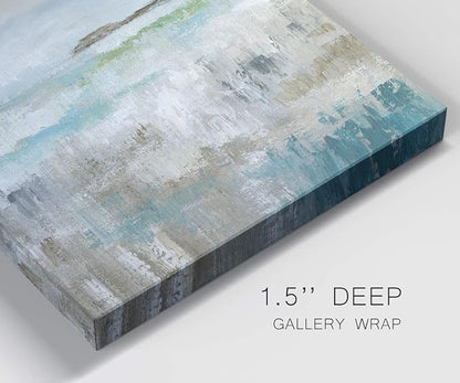 Renditions Gallery Canvas Nature Wall Art Paintings for Wall Decorations Rustic Cloudy Ocean Modern Abstract Wall Hanging Canvas Artwork Prints for Bedroom Living Room Office - 24"x36" LT02