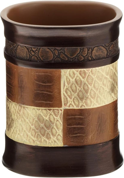 Popular Bath Resin Zambia Collection, Tumbler, Chocolate