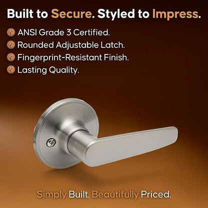 Copper Creek DL1290SS Daley Dummy Door Lever, Satin Stainless
