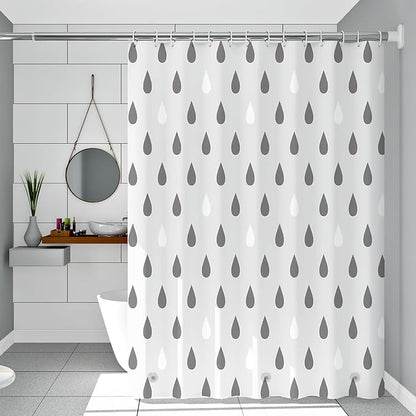 Shower Curtain Liner, 100% Waterproof Peva Shower Curtains with 3 Duty Heavy Bottom Magnets and 12 Rust Proof Grommets, 72x72 Weighted Shower Liner for Shower Stall, Bathtubs