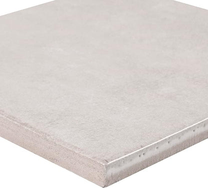 M S International Renzo Dove Glossy Ceramic Square Wall Tile for Bathroom, Kitchen Backsplash, Accent, and Shower - Sample