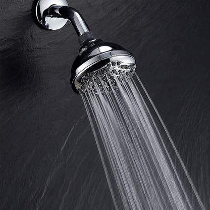7-Function Luxury Shower Head, High Pressure Adjustable Shower Head with Massage Mist and Water Saving Mode for Low Flow Showers- Chrome