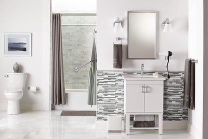 Moen YB5124CH Voss 24-Inch Bathroom -Towel Bar, Chrome