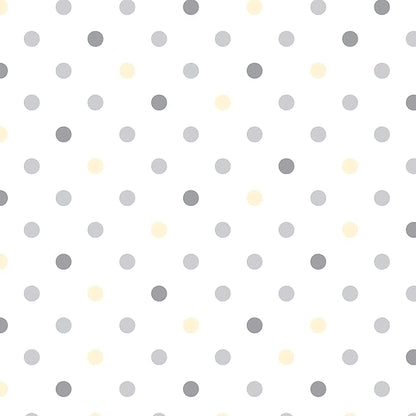 Con-Tact Brand Creative Covering, Self-Adhesive Shelf Liner, Multi-Purpose Vinyl Drawer Liner, Easy to Use and Apply, 18'' x 9', Dottie Gray