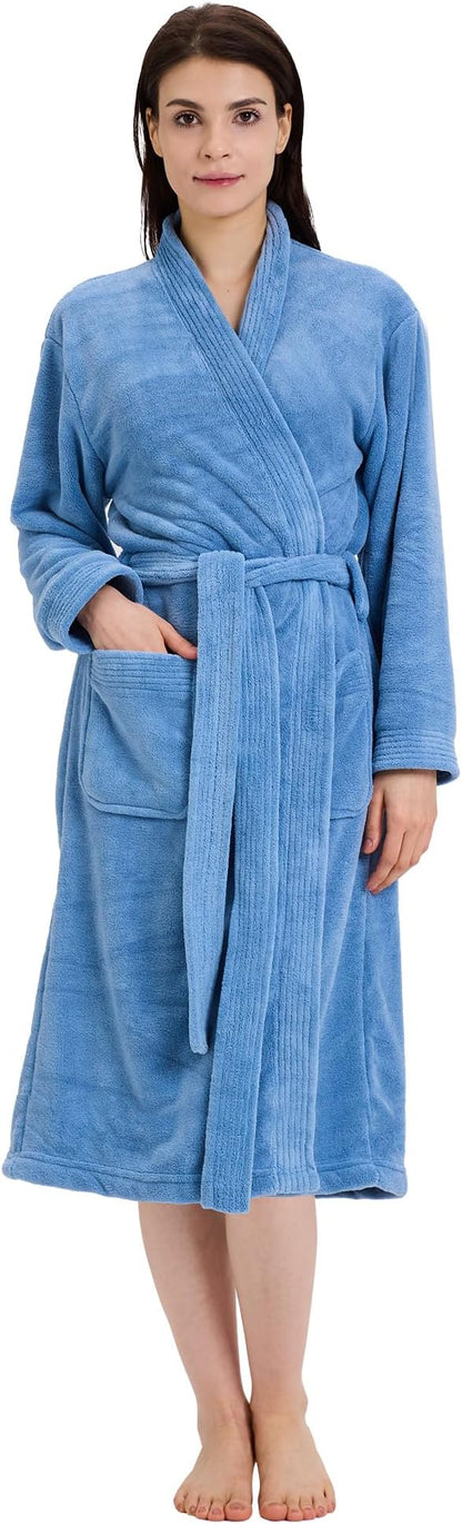 PJGGZ Towel Robe for Women – Soft Absorbent Kimono Bathrobe, Quick-Dry Spa Shower & Hotel Use