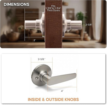 Copper Creek DL1290SS Daley Dummy Door Lever, Satin Stainless