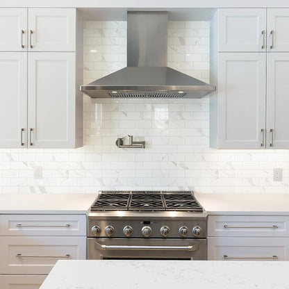 Vamos Tile 100-Piece Peel and Stick Backsplash Seamless Tile,3''x6'' Glossy Statury White Marble with White Grout PVC Subway Tile,Stick on Backsplash for Kitchen/Bathroom/Laundry Room