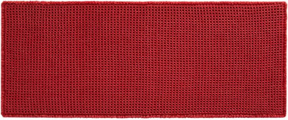 TYUU Waffle Runner Rug Bathroom, Long Boho Bath Mat, 60x24 Burgundy | Super Absorbent Quick Dry Bath Rug, Non-Slip Backing, Soft Waffle Washable Farmhouse Bathroom Mats, Tub, Shower & Home Decor