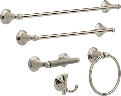 DELTA 79624-BN Windemere 24 Inch Towel Bar Rack, SpotShield Brushed Nickel