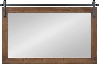 Kate and Laurel Cates Farmhouse Wall Mirror