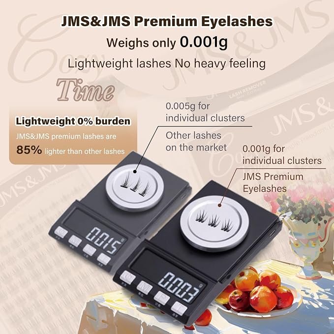 JMS&JMS Manga Lash Clusters Kit Vivid Lash Kit Anime Eyelash Kit | Invisible Band Manga Eyelash Kit with Lash Bond and Seal Lash Remover Lash Extension Kit for Beginner (Coco-8-18mix)