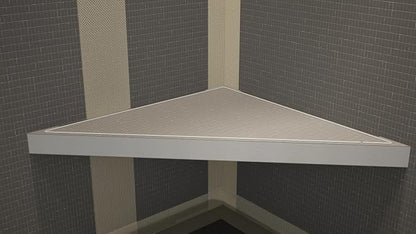 The Original Granite Bracket-The Original (24x24) Floating Corner Shower Bench- Shower Bench,Bench Seat, DIY Shower Benches,Bathroom Décor, Space Efficiency, Luxurious Feel,1 Count