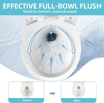 YITAMOTOR RV Toilet, Gravity Flush Toilet with Foot Pedal Flush, High Low Profile Gravity Camper Toilet for or RV, Trailer, Car, Motorhome, Caravan Trip | Gravity Flush Toilet with Foot Pedal Flush, High Low Profile Gravity Camper Toilet for or RV, Tra...