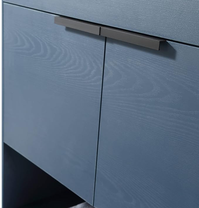 Phoenix 30 Inch Bathroom Vanity with Sink – Modern Design, Soft-Close Doors, Storage Drawers, Durable Build – Navy Blue Vanity for Small Bathrooms (Full Assembly Required)