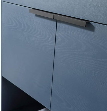 Phoenix 30 Inch Bathroom Vanity with Sink – Modern Design, Soft-Close Doors, Storage Drawers, Durable Build – Navy Blue Vanity for Small Bathrooms (Full Assembly Required)
