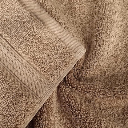 Superior Egyptian Cotton Plush & Absorbent, Face Towel Set of 6, Latte | Quick Dry, Soft Luxury Towel Set, Bath Essentials for Bathroom, Guest Bath, Spa, 2 Piece Face, Madeline Towels