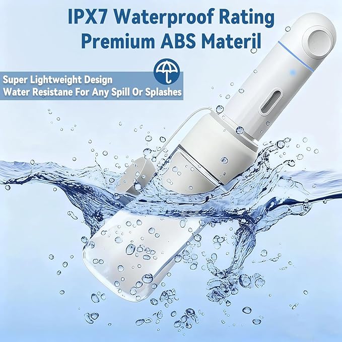 SHINKAI Portable Electric Travel Bidet, Rechargeable Handheld Peri Bottle with Dual Water Pressure Modes, 350ml Capacity Waterproof Personal Hygiene Washer for Postpartum Care, Travel & Everyday Use